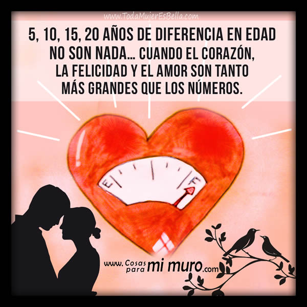 Diferencias de edad en el amor Diferencias de edad en el amor
