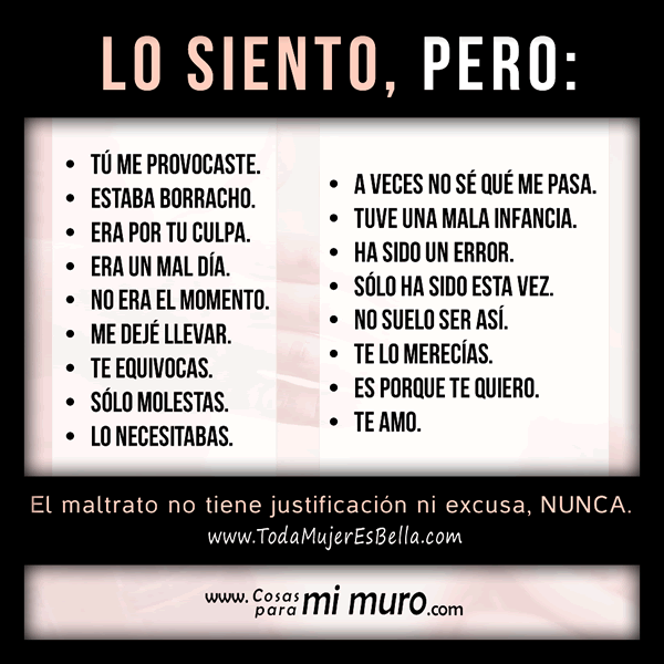 Razones para excusar y perdonar el maltrato Razones para excusar y perdonar el maltrato