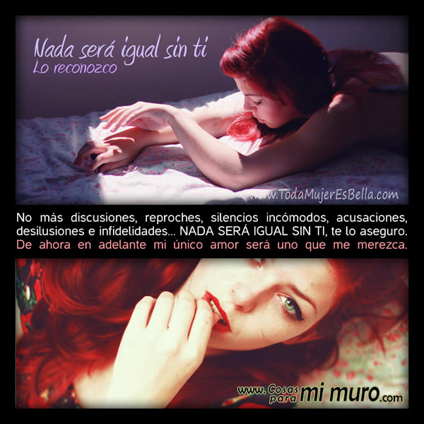Nada ser&aacute; igual sin ti