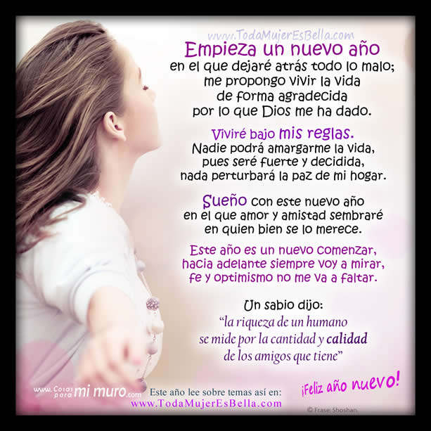 Reflexiones, propósitos y esperanzas de año nuevo Reflexiones, propósitos y esperanzas de año nuevo