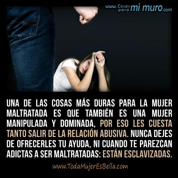 Apoya a la mujer maltratada