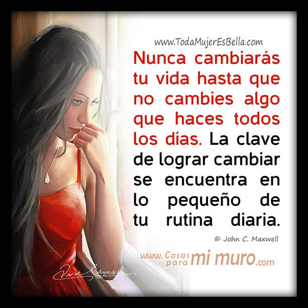 para lograr cambiar