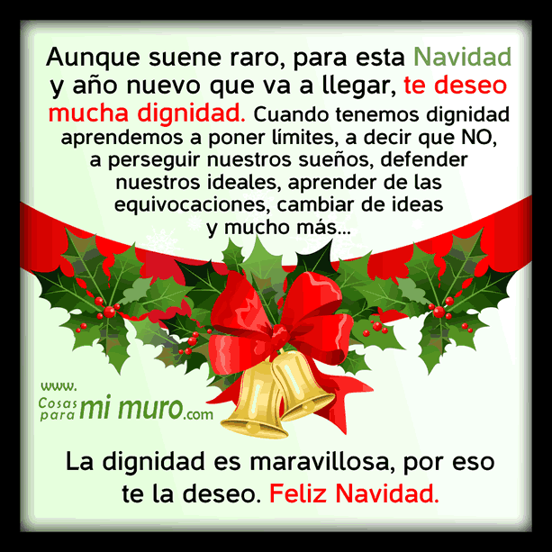 te deseo dignidad en navidad te deseo dignidad en navidad