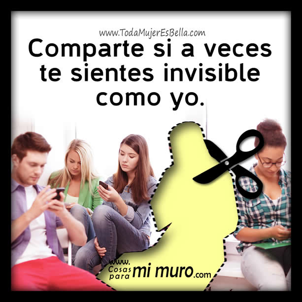 a veces me siento invisible