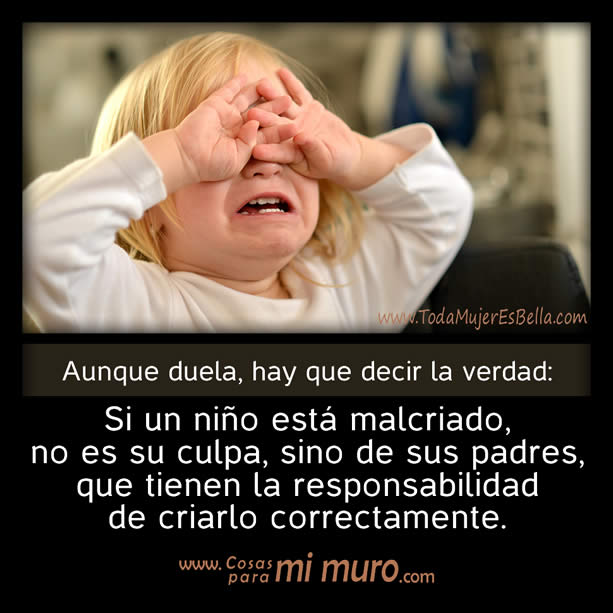 Ni&ntilde;o malcriado