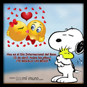 13 de abril, D&iacute;a del beso, te regalo uno