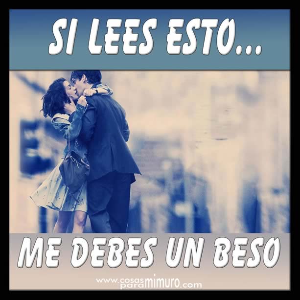 &iquest;Me das un beso?