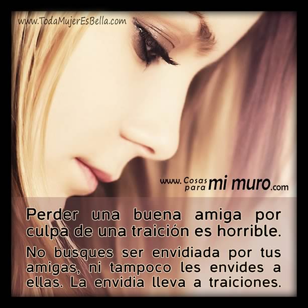 Perder una amistad por culpa de la envidia