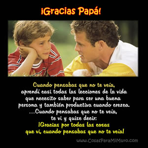 Gracias Pap&aacute;