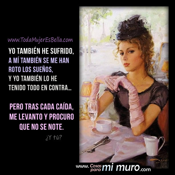 Mir&aacute;ndome no sabr&iacute;as lo mucho que he tenido en contra