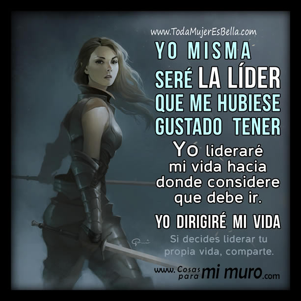 yo liderar&eacute; mi propia vida