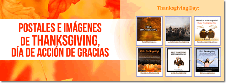 Postales de Thanksgiving Postales de Thanksgiving