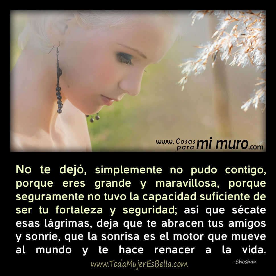 No te dej&oacute;, simplemente no pudo contigo