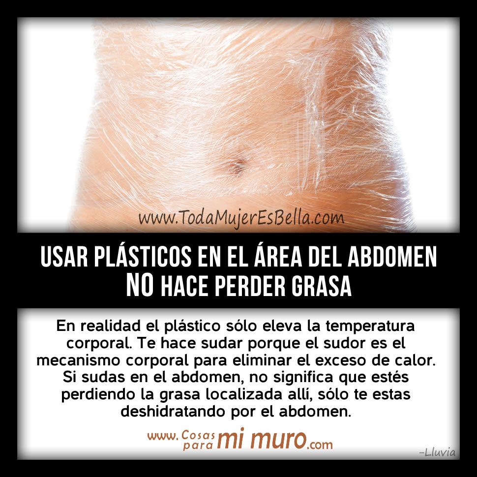 Pl&aacute;stico en el abdomen para perder grasa