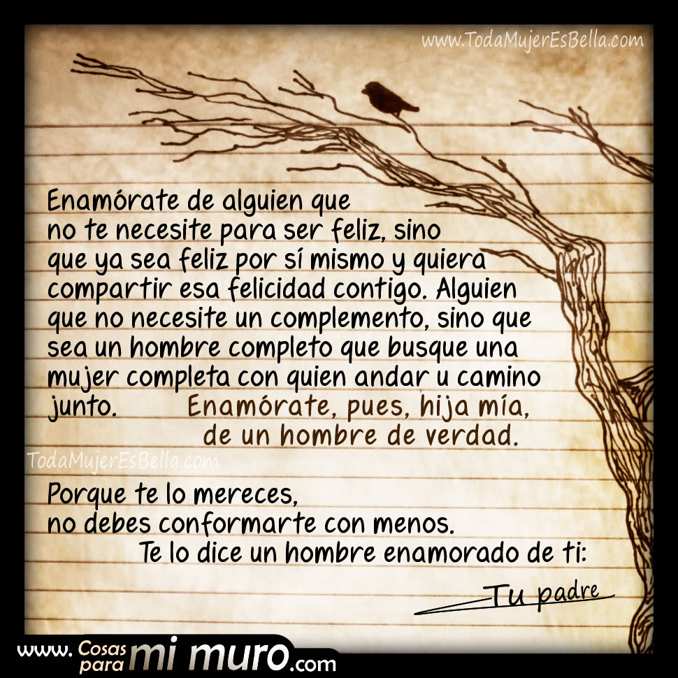 Una carta que te dice de qui&eacute;n deber&iacute;as enamorarte