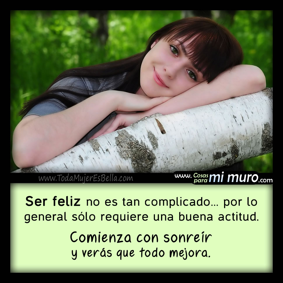 Ser feliz no es tan complicado 