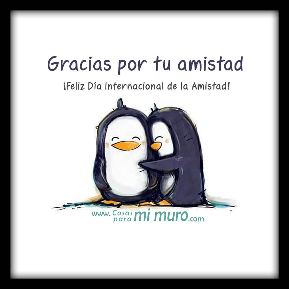 Saludo para el D&iacute;a de la Amistad