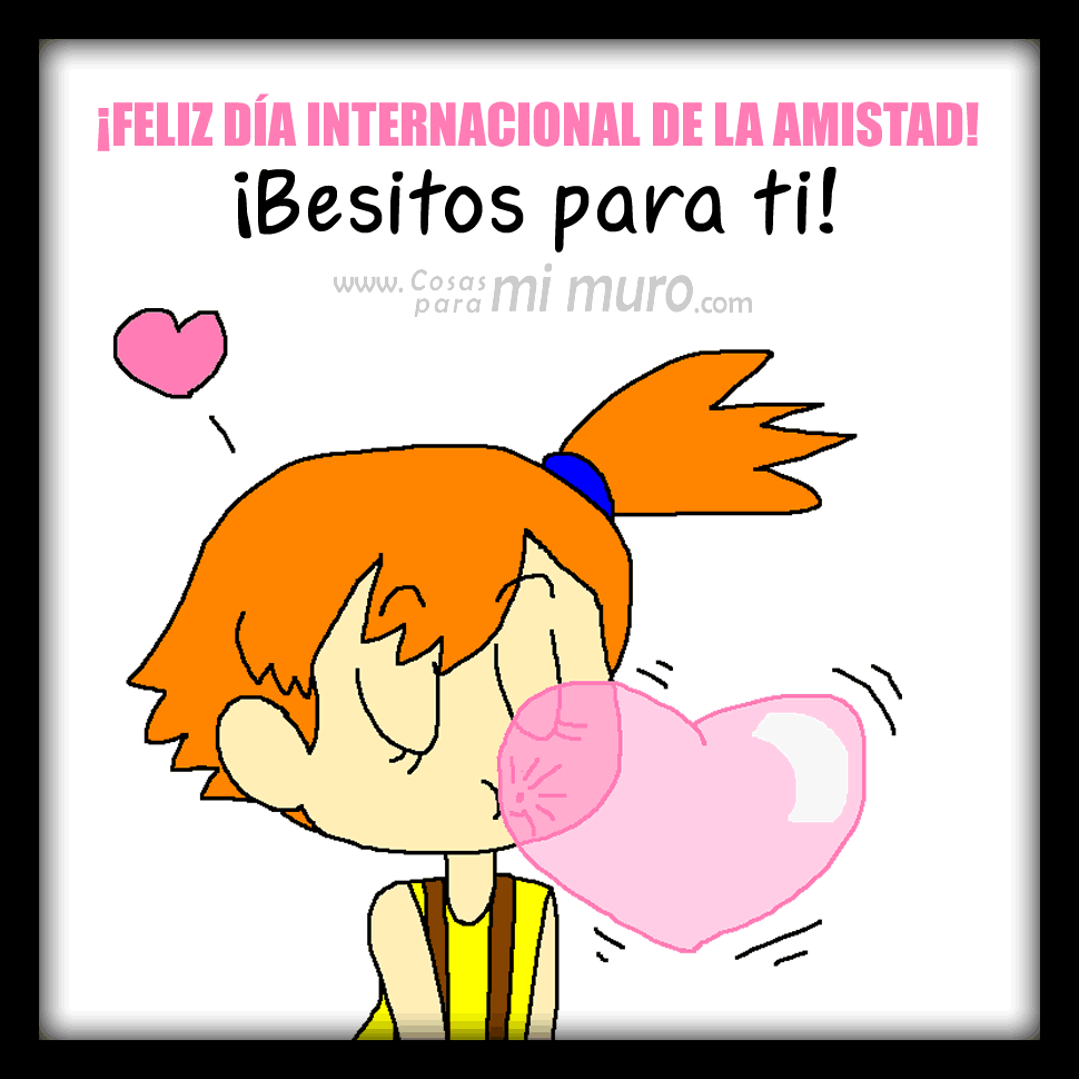 Besitos para el D&iacute;a de la Amistad