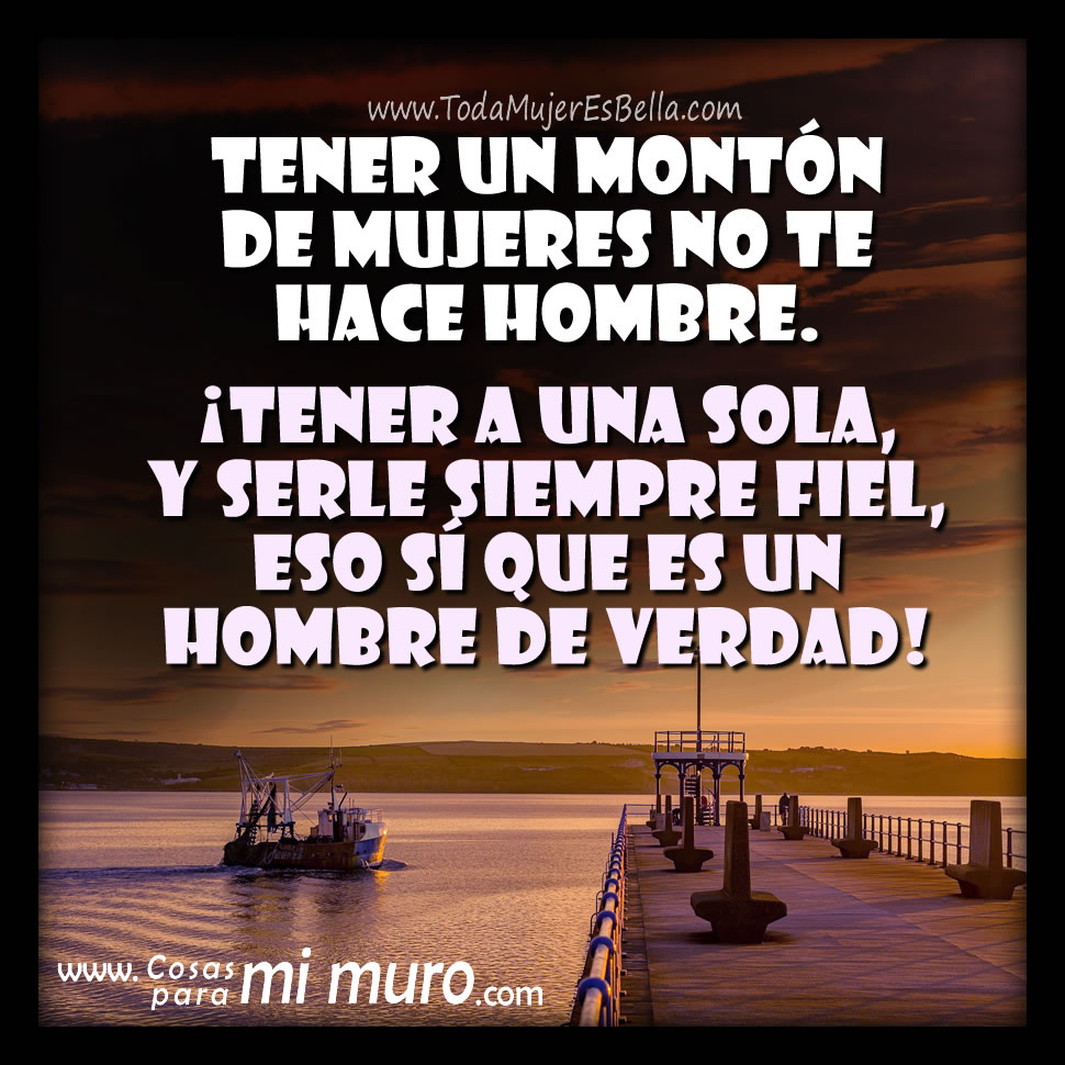 El que es m&aacute;s hombre, es el fiel