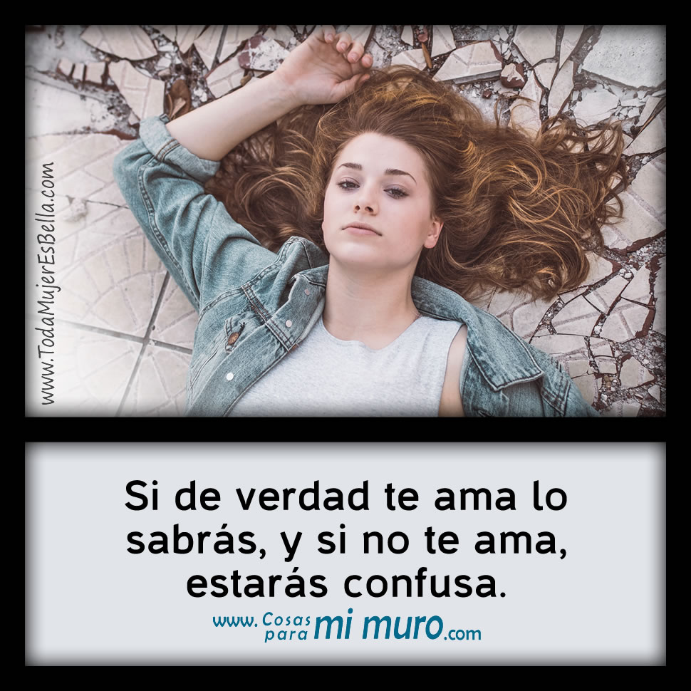 Si te ama lo sabes