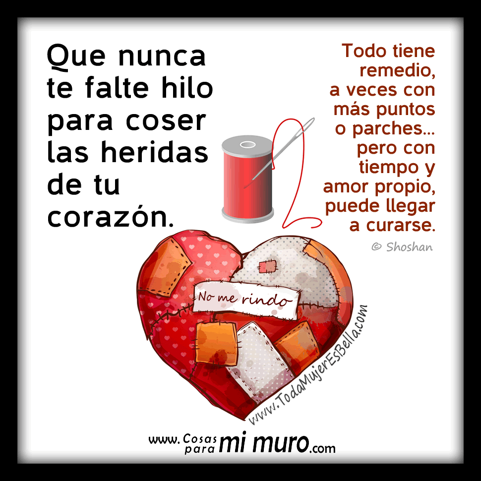 Coser para curar el coraz&oacute;n