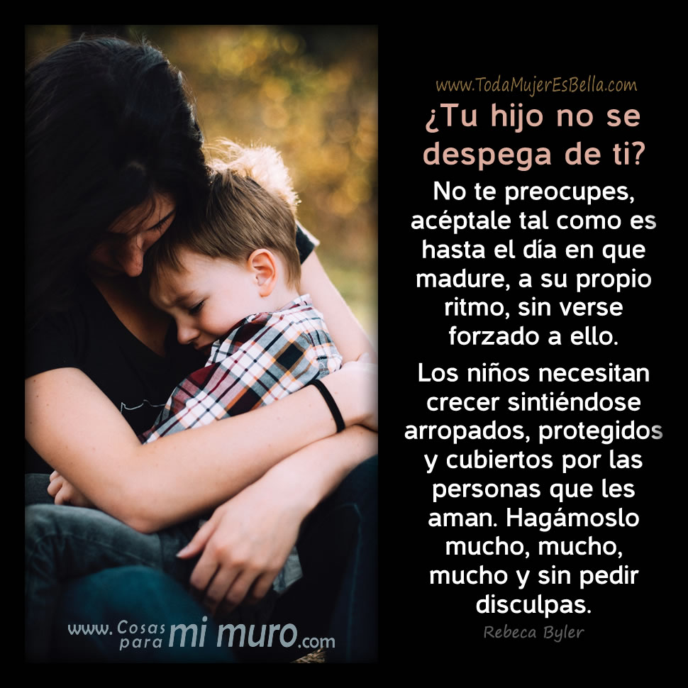 Hijos que no se despegan de los padres