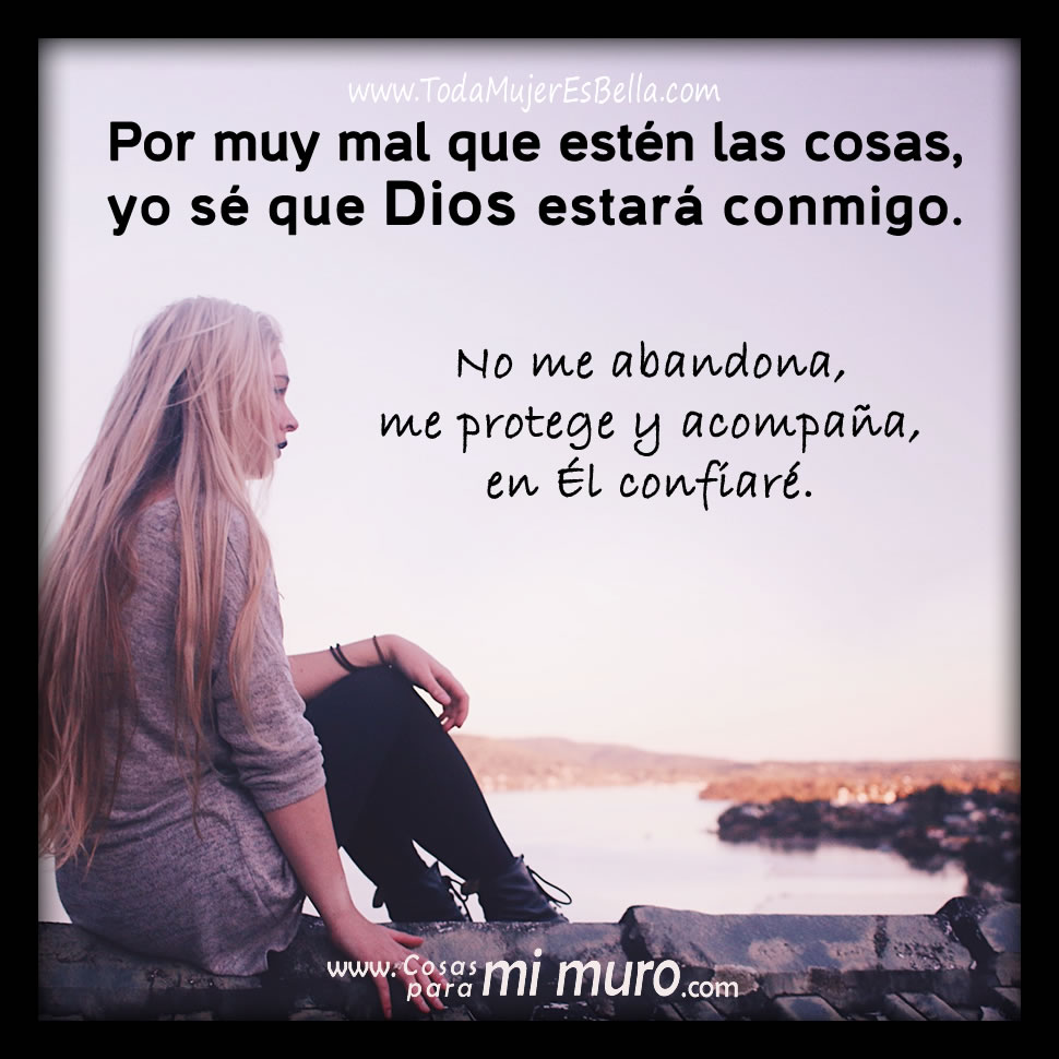 Nunca dejes de confiar en Dios