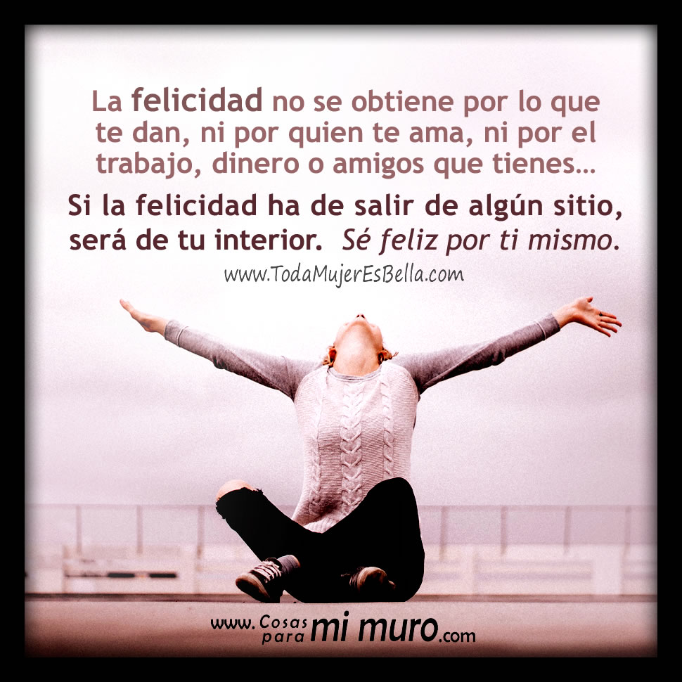 &iquest;De d&oacute;nde sale la felicidad?