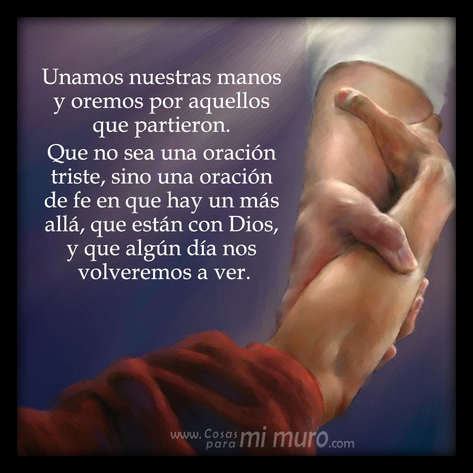 Oremos por los difuntos Oremos por los difuntos