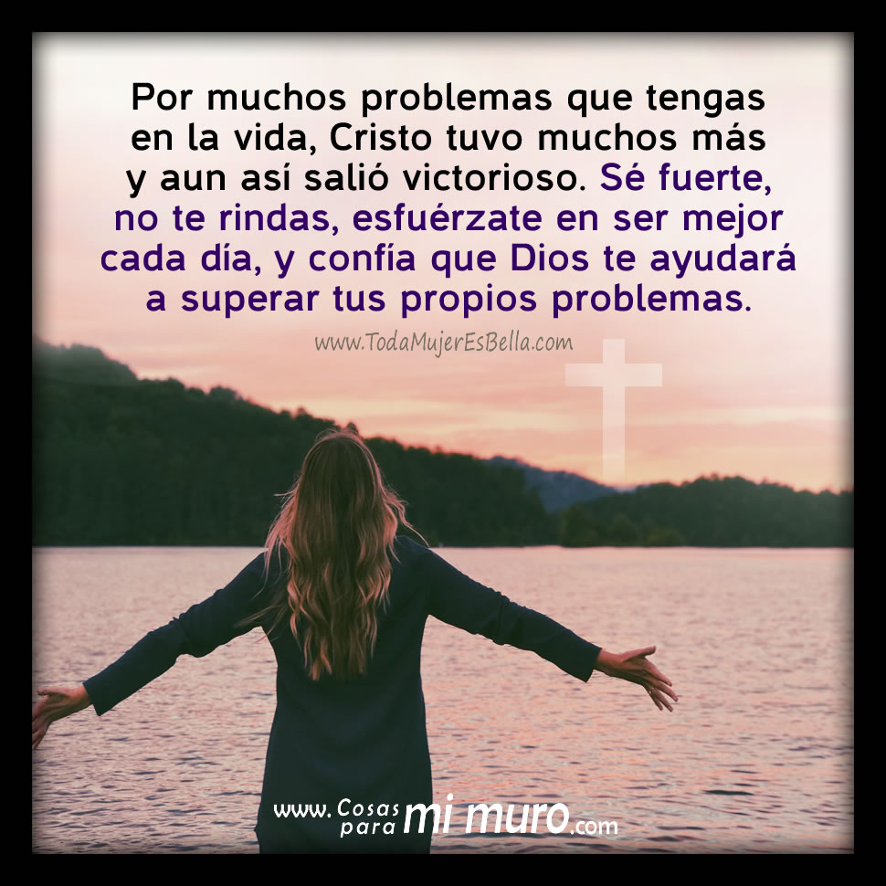 Dios te ayudar&aacute; con tus problemas