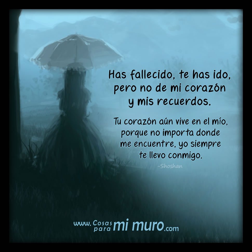 Carta a un ser querido que ha fallecido Carta a un ser querido que ha fallecido