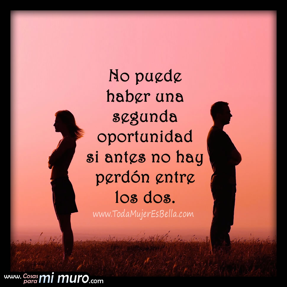 La segunda oportunidad y el perd&oacute;n