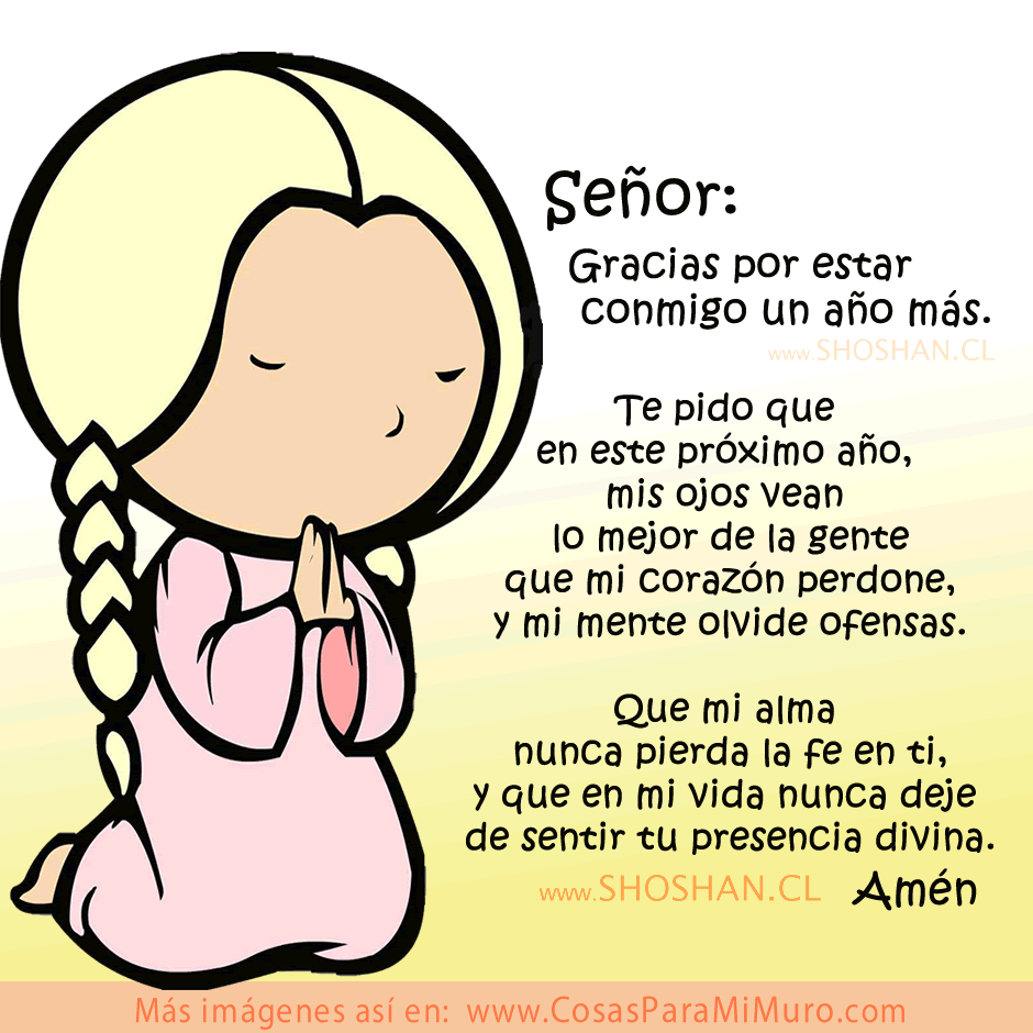 Oraci&oacute;n para antes de fin de a&ntilde;o