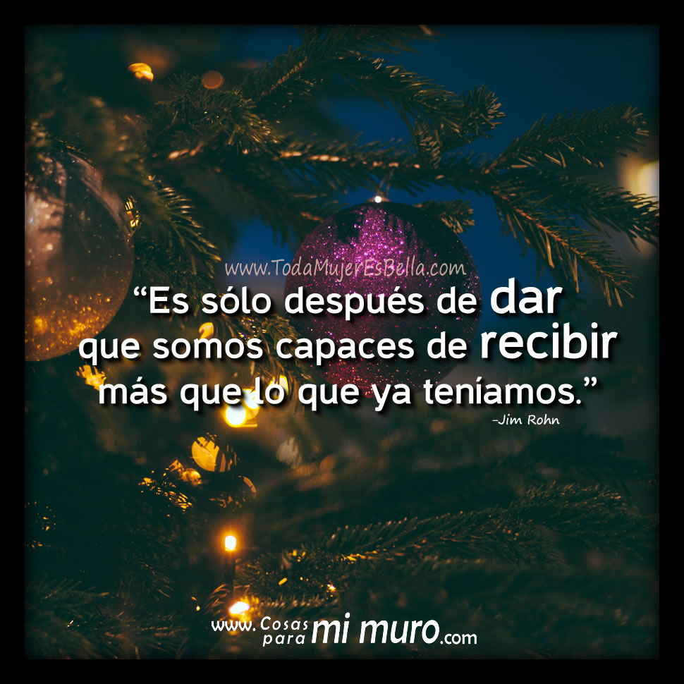 Al dar, recibimos Al dar, recibimos