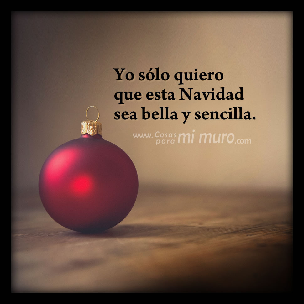 Una Navidad bella y sencilla Una Navidad bella y sencilla