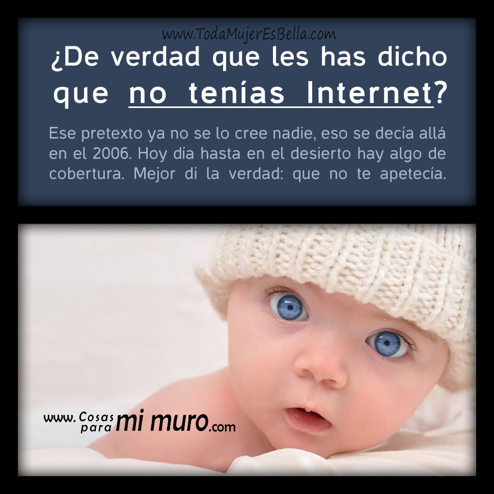 Lo siento, no tenía Internet Lo siento, no tenía Internet