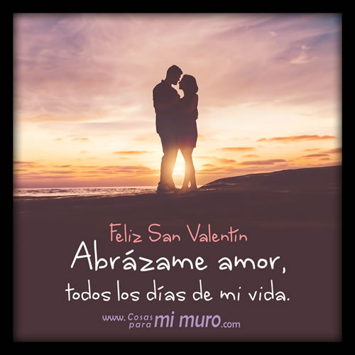 Abrázame amor