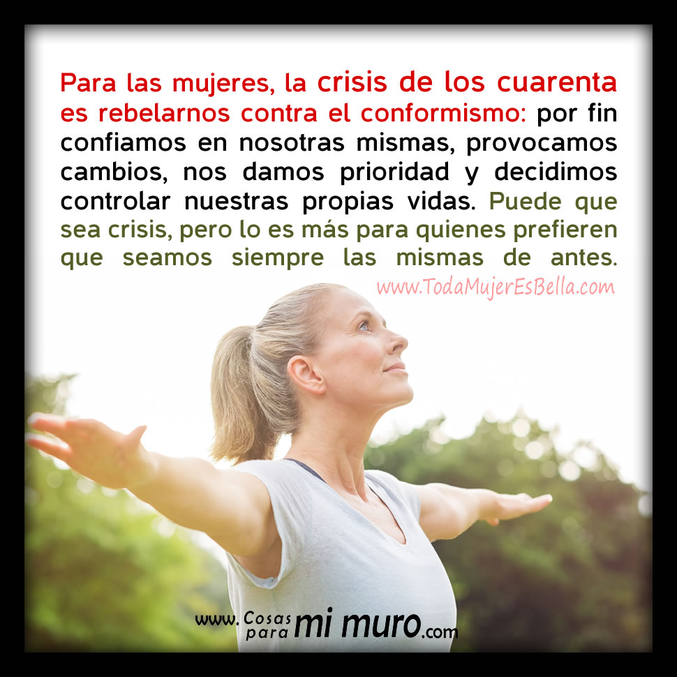 La crisis de los cuarenta para las mujeres
