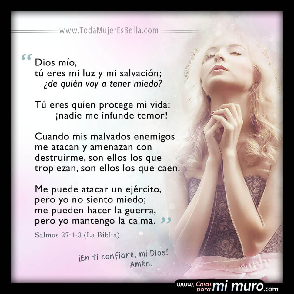 Confío que Dios me ayuda y protege Confío que Dios me ayuda y protege