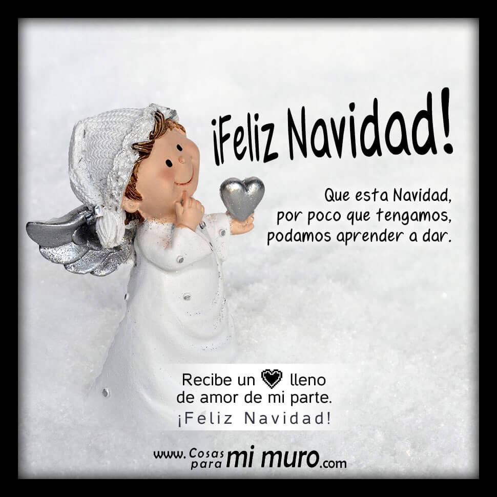 Que esta Navidad aprendamos a dar