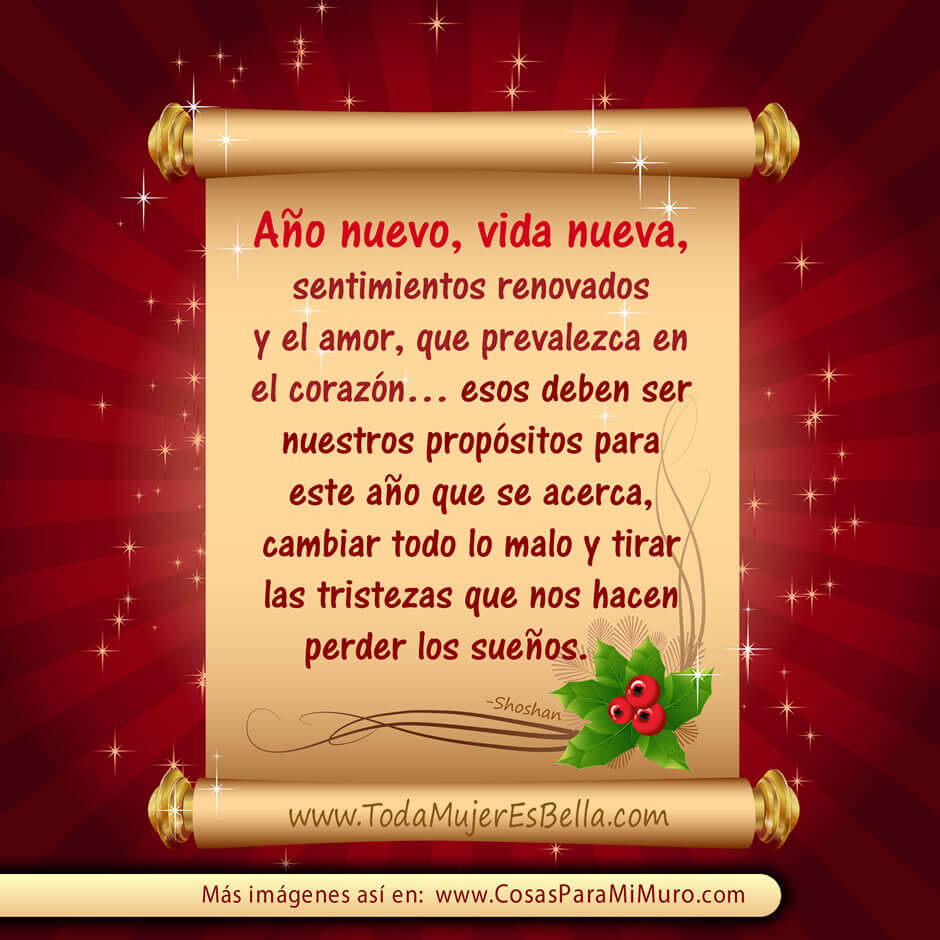 A&ntilde;o nuevo, vida nueva