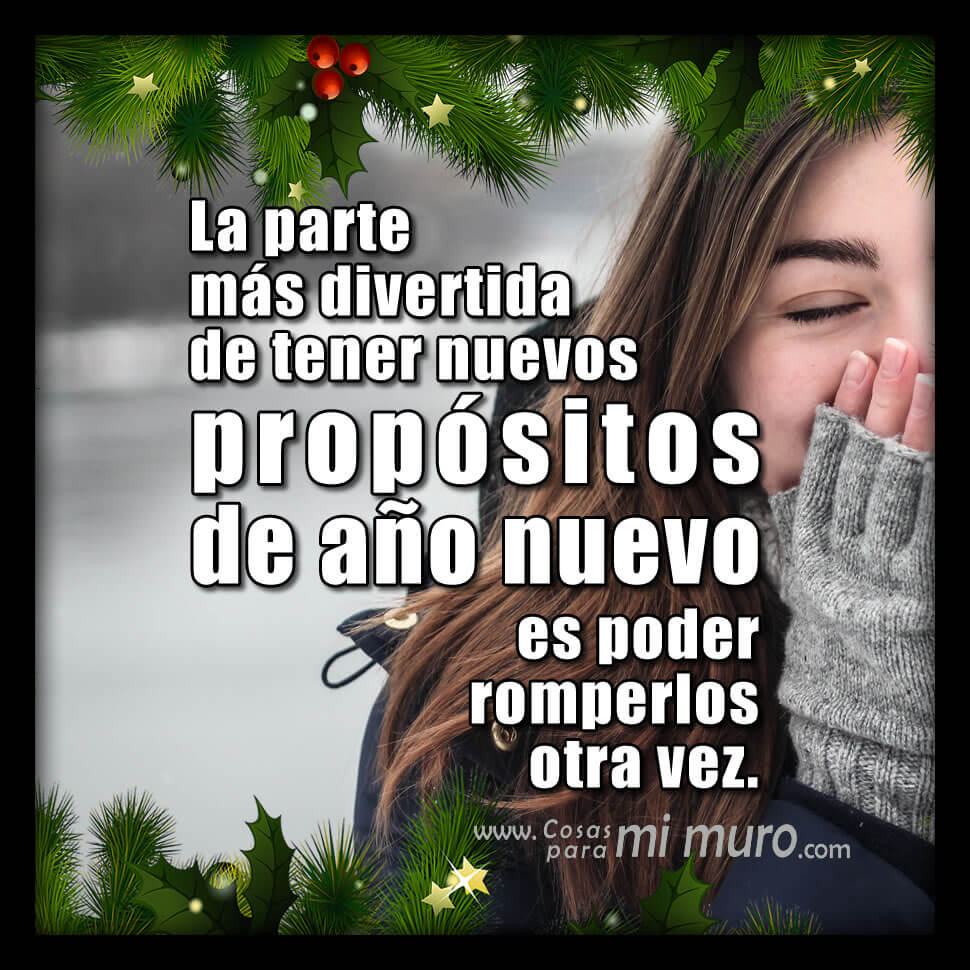Lo divertido de los prop&oacute;sitos de a&ntilde;o nuevo