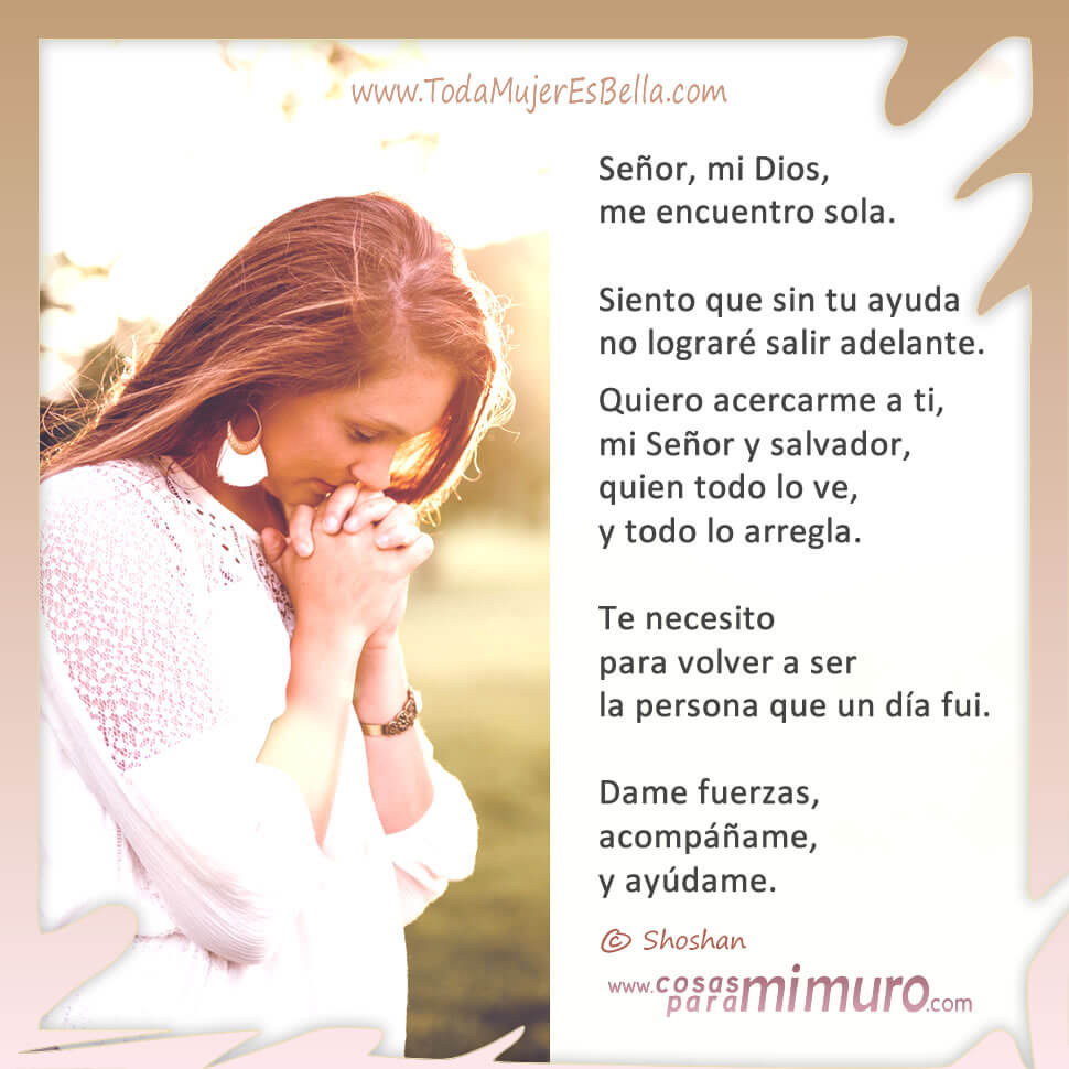 Oraci&oacute;n para pedir que Dios nos de fuerza