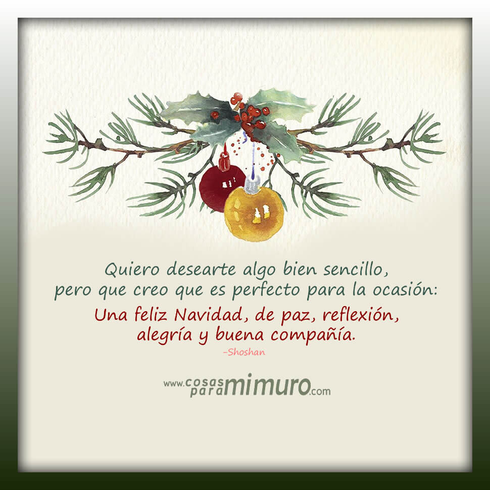 Un sencillo deseo navide&ntilde;o