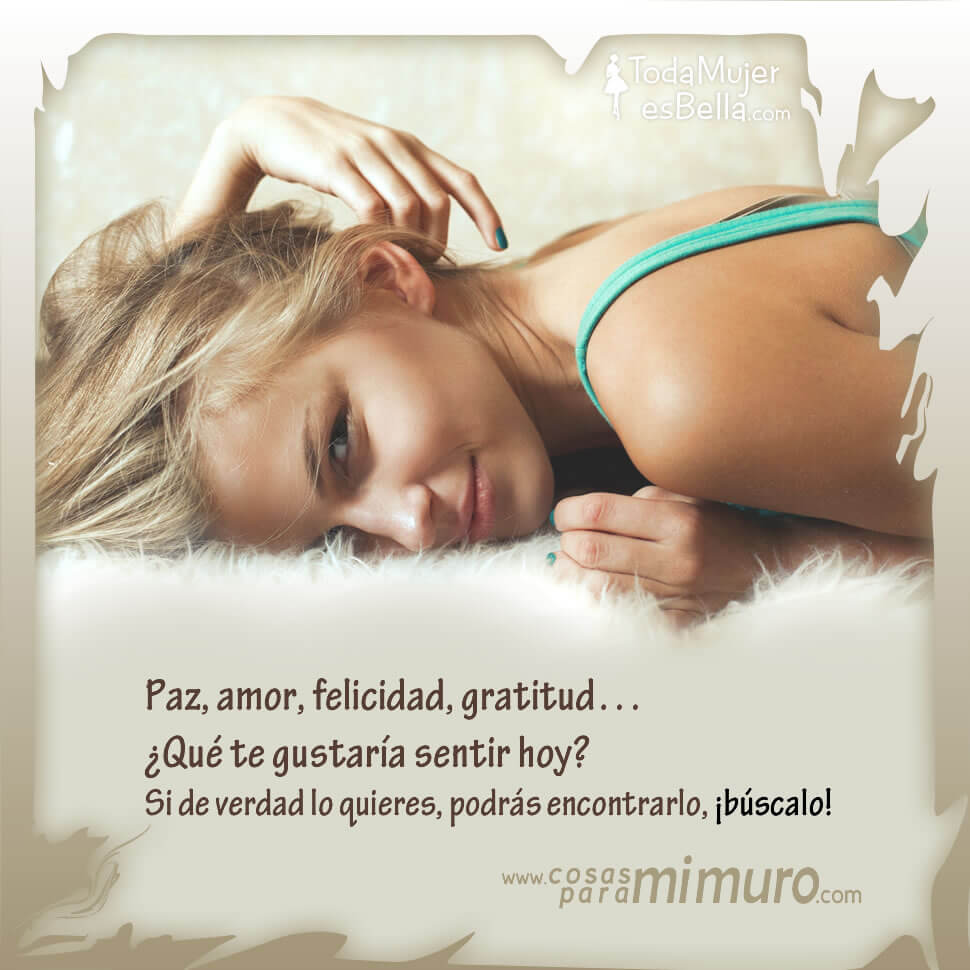 &iquest;Qu&eacute; te gustar&iacute;a sentir hoy?