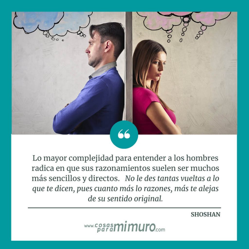 Complejidad para entender a los hombres