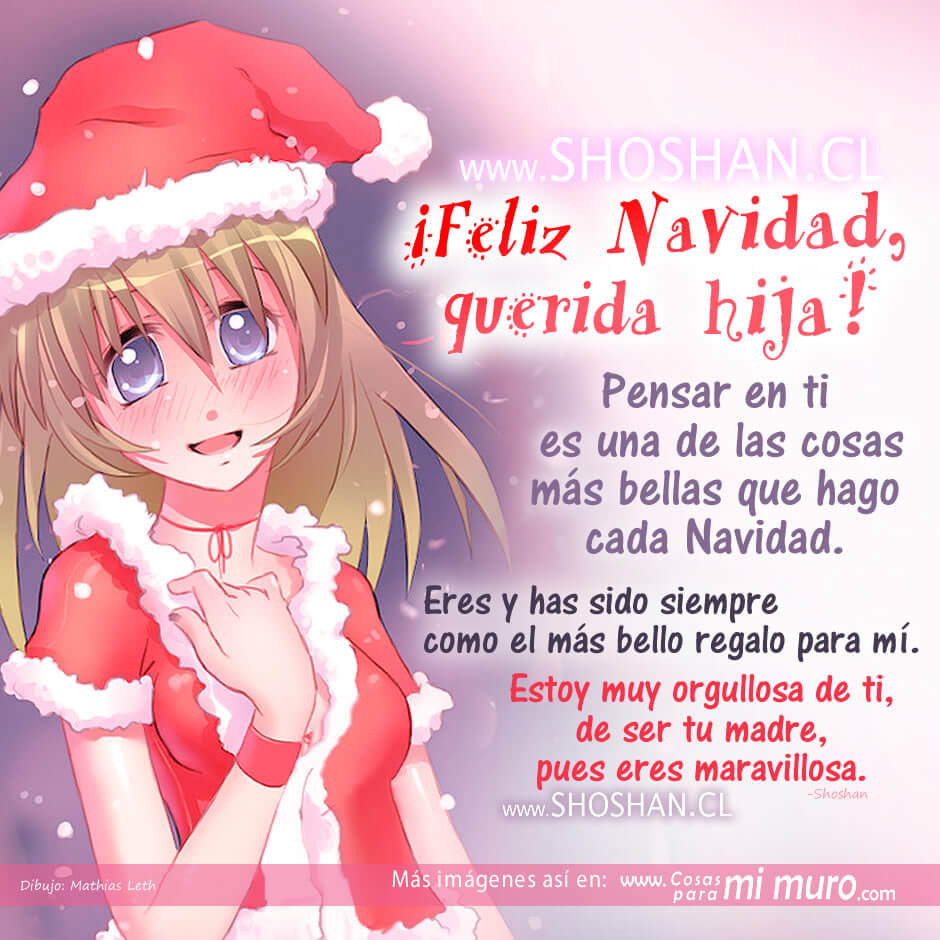 &iexcl;Feliz Navidad, querida hija!