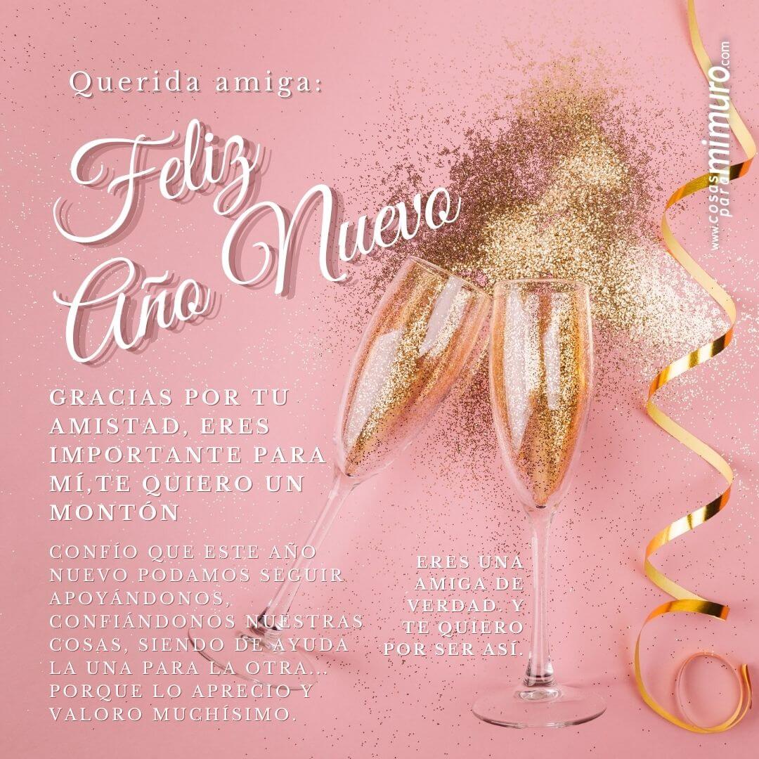 Querida amiga, feliz a&ntilde;o nuevo