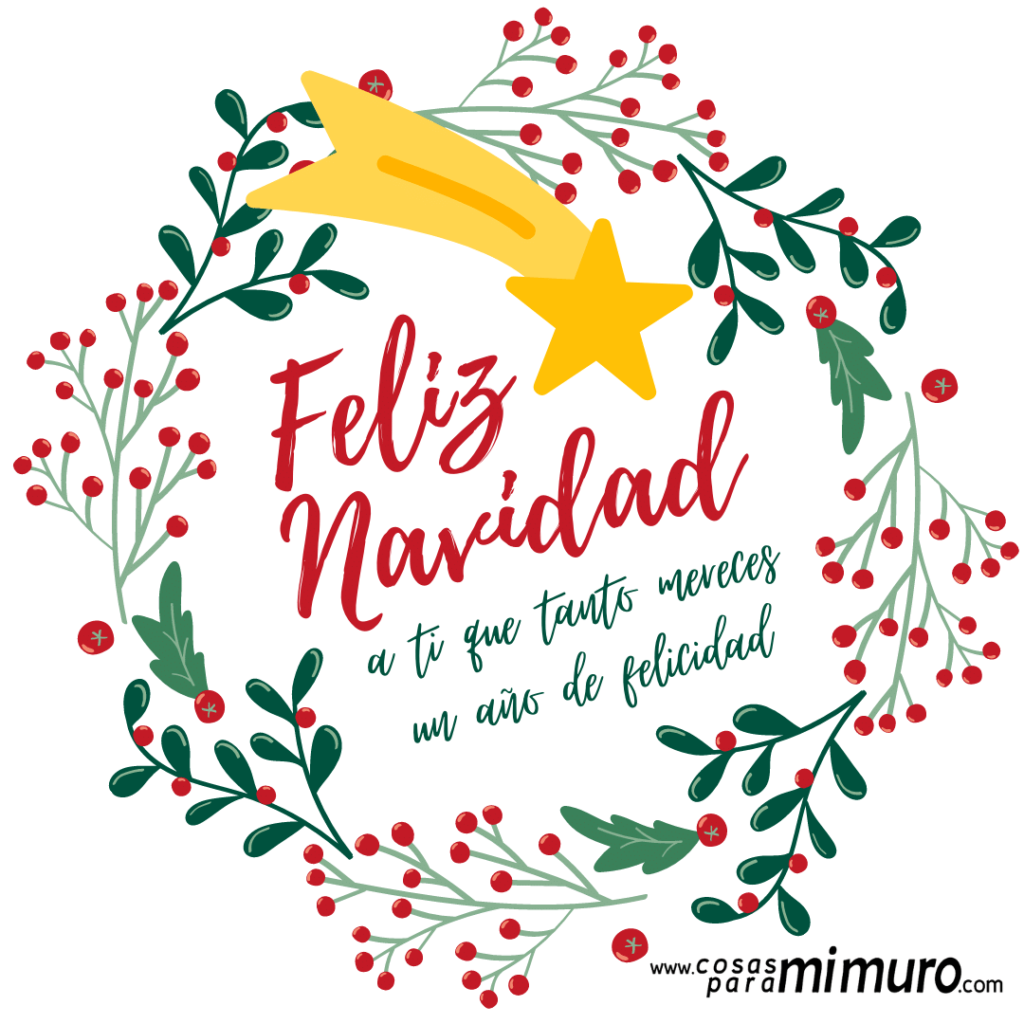 Feliz Navidad, mereces un a&ntilde;o de felicidad